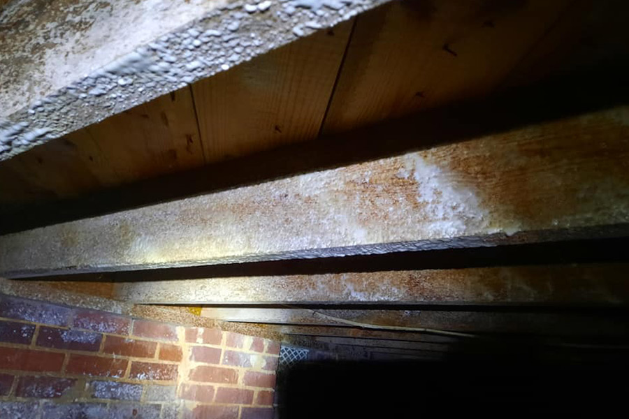 substance-on-beams-in-crawlspace-monroe-nc